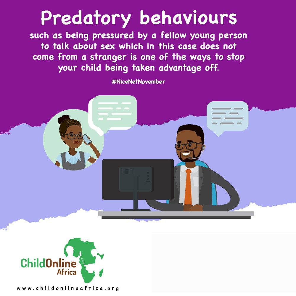 Child safety and predatory behaviours